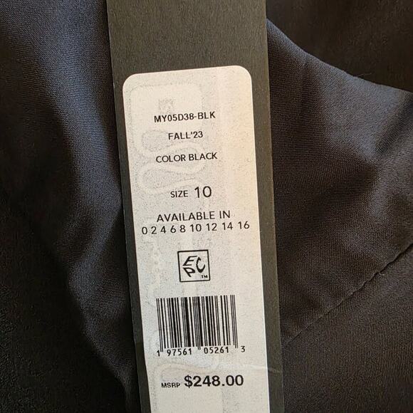 NWT BCBGMaxAzria Mini Dress 10 Bustier Mesh Insert Scuba Crepe Sleeveless - Picture 4 of 8